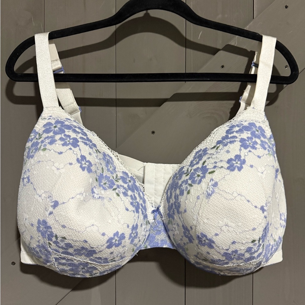 Cacique 44dd Lightly Lined Full Coverage Floral L… - image 1